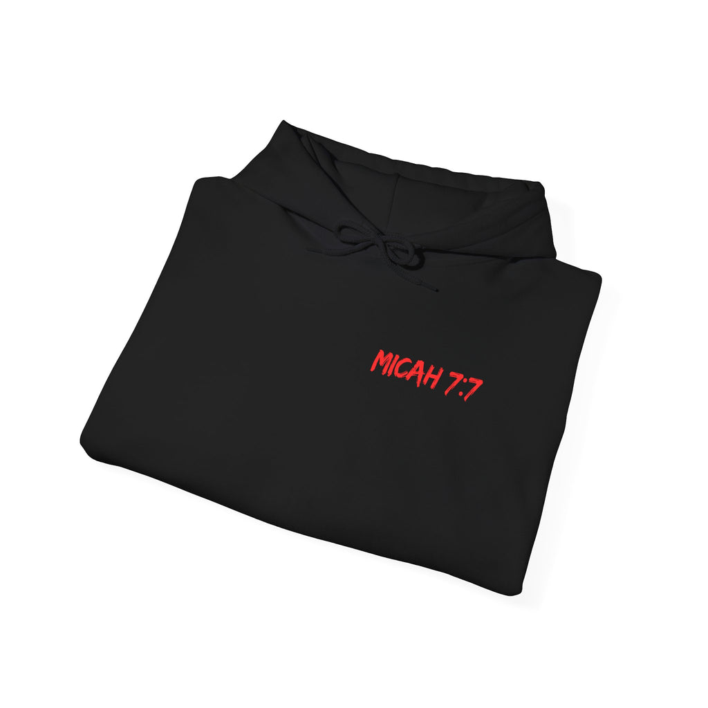 Micah 7:7 Hoodie with Verse